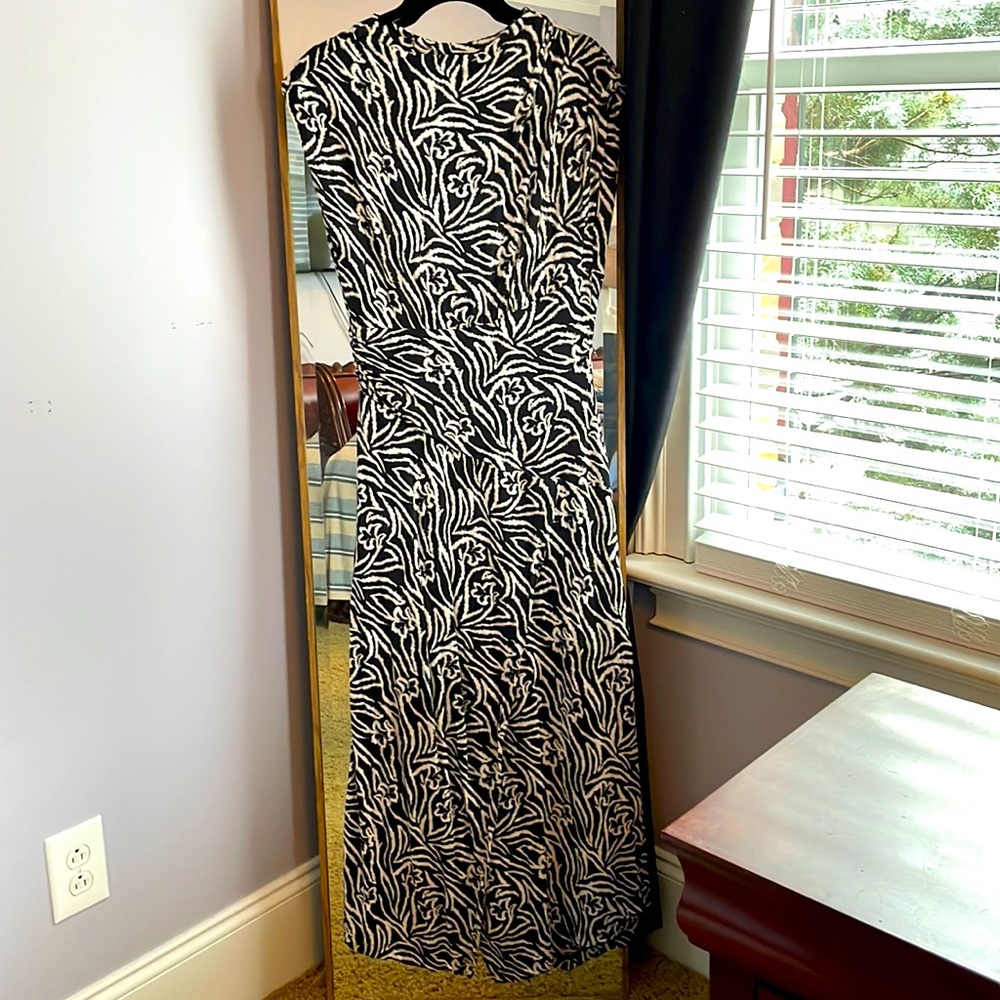 NWOT 🦓Rebecca Taylor 🦓 Zebra Lily Printed Dress - Picture 3 of 7